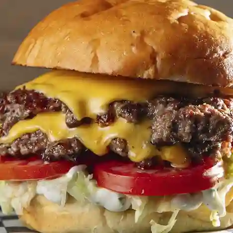 Hamburguesa Queso Doble y Doble Carne