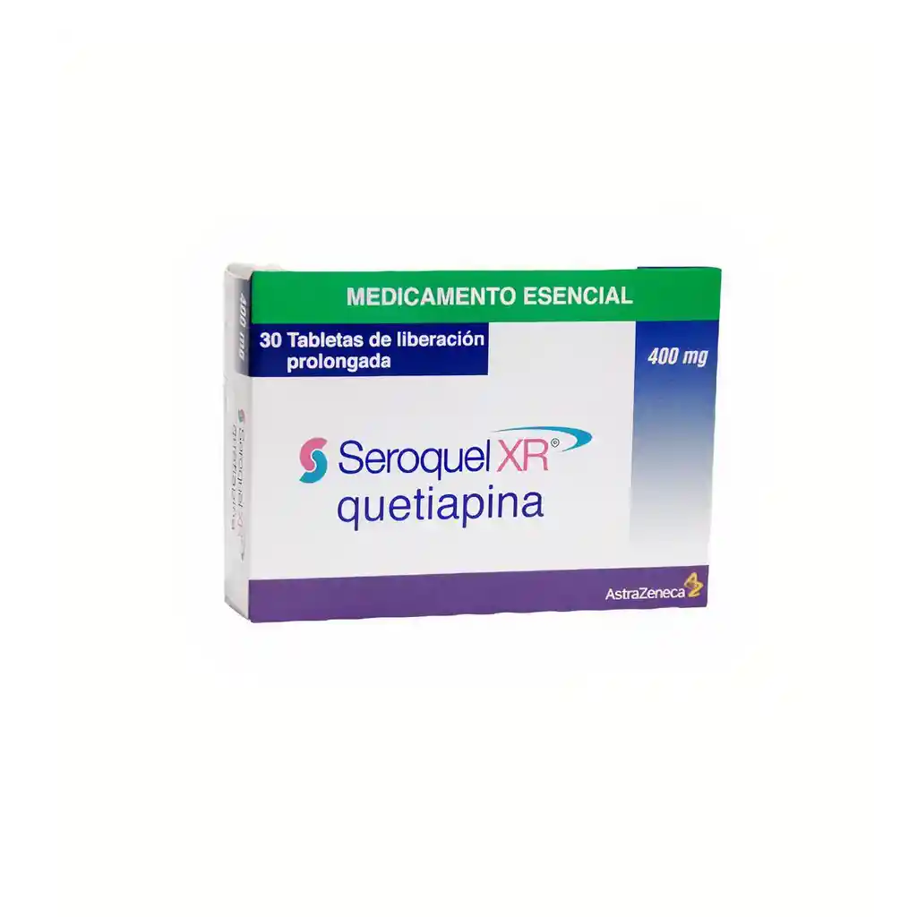 Seroquel Xr Astra Zeneca Colombia 400M 30T E P 173909 Sc Sf