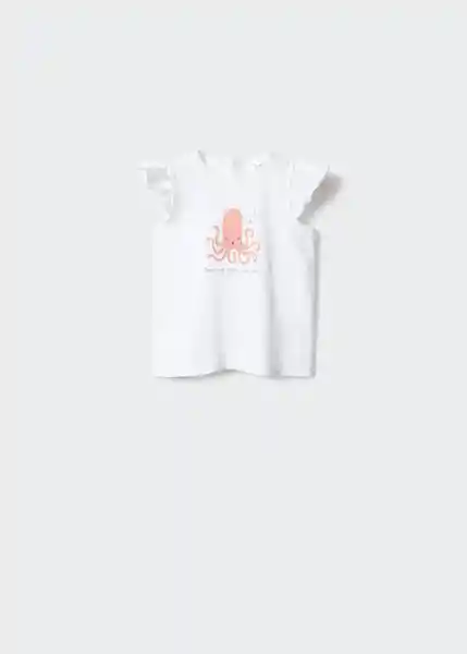 Camiseta Octopy Offwhite Talla 61 Niños Mango