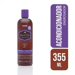 Hask Biotin  Boost Acondicionador Engrosador 