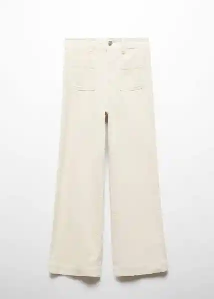 Pantalón Jean Catherip Crudo Talla 46 Mujer Mango