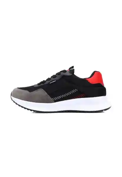 Tenis Hombre Negro-Rojo Talla 39 423 Tellenzi