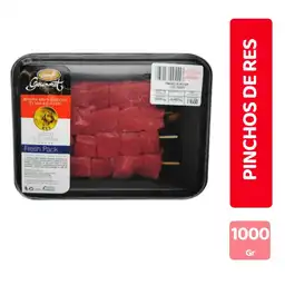 Brochetas o Pinchos de Res Bandeja