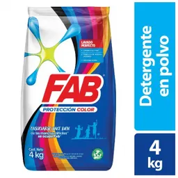 Fab Detergente Polvo Proteccion Color + Vivos