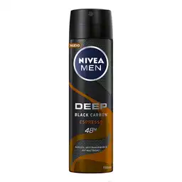 Nivea Men Antitranspirante Deep Black Carbón Espresso en Spray