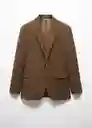 Blazer Americana Panarea Marrón Talla 54 Hombre Mango