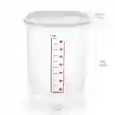 Estra Recipiente Cuadrado Linea Blanca 9 L