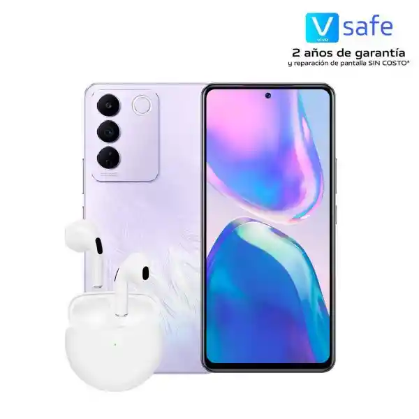 Vivo Celular 256Gb 8Gb RAM Violeta Tws V25E