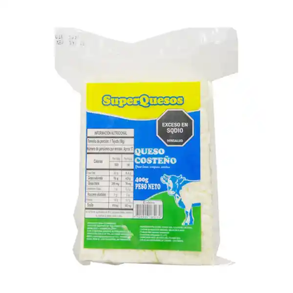 Queso Costeño Superquesos Bloque