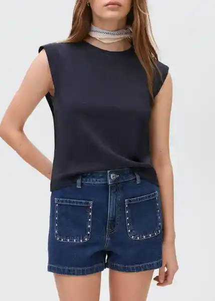 Short Bitspo Tejano Oscuro Talla 20 Teen Niñas Mango