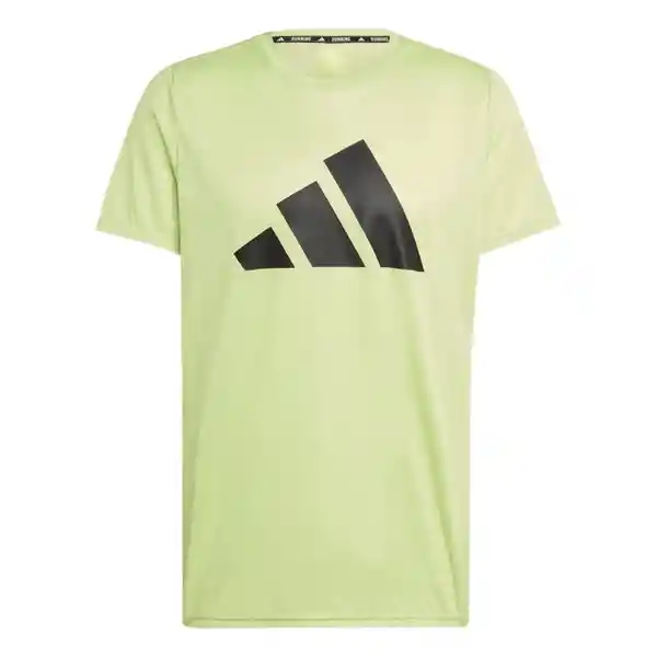 Adidas Camiseta Run It Tee Para Hombre Verde Talla S