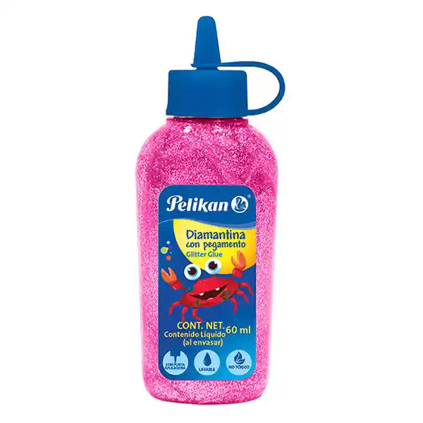 Pelikan Diamantina Con Pegamento Magenta de 60 mL