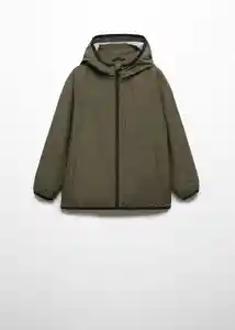 Abrigo Parka Marcos Khaki Talla 07 Niños Mango