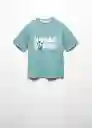 Camiseta Catch Verde Talla 06 Niños Mango