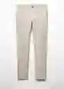 Pantalón Barnal Gris Talla 42 Hombre Mango