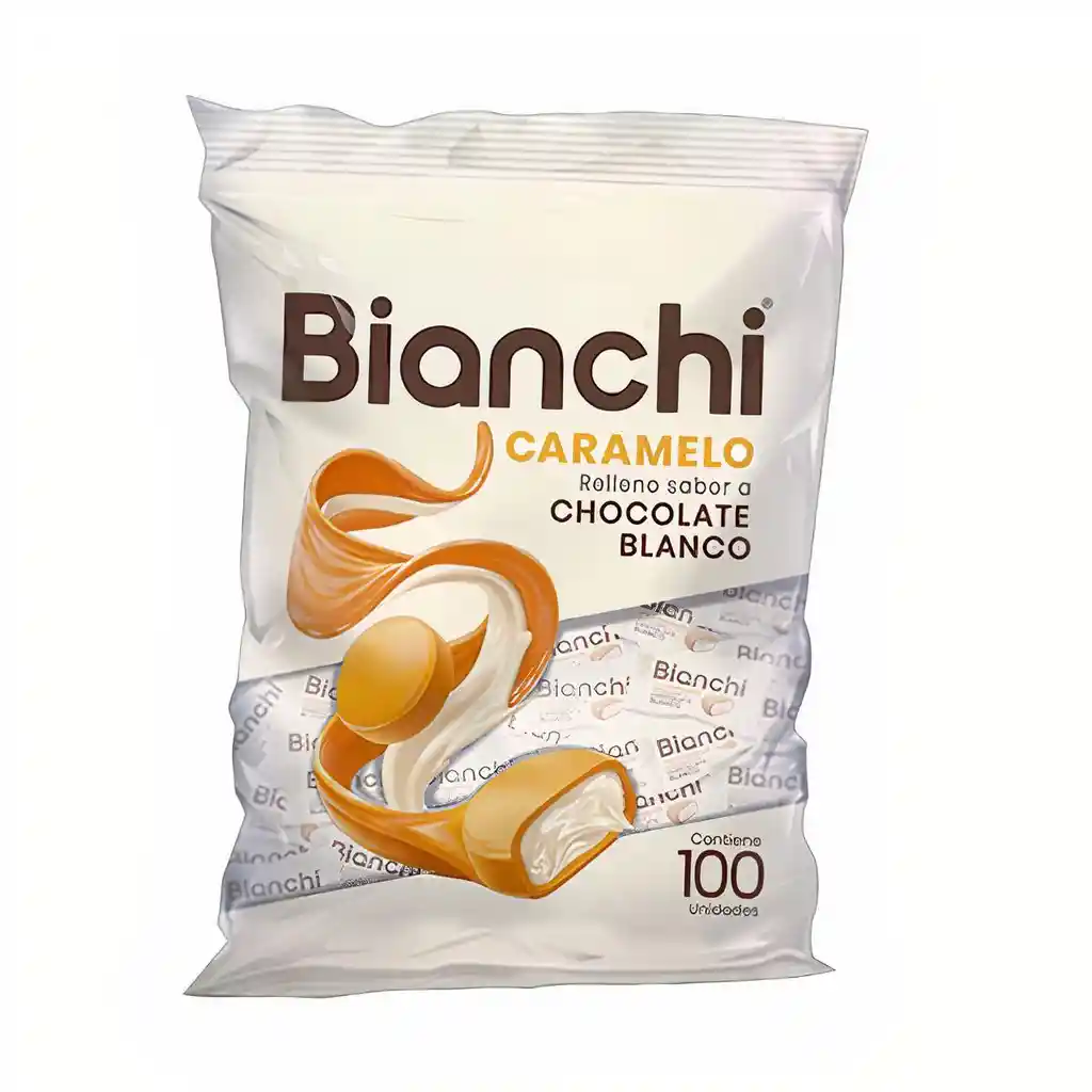 Bianchi Caramelo Relleno Sabor a Chocolate Blanco
