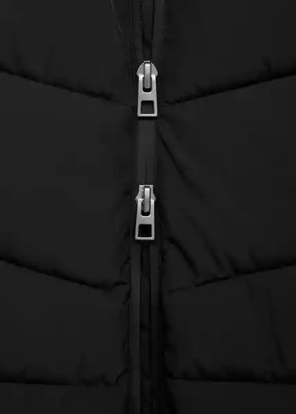 Abrigo Anorak Tokyo Negro Talla M Mujer Mango