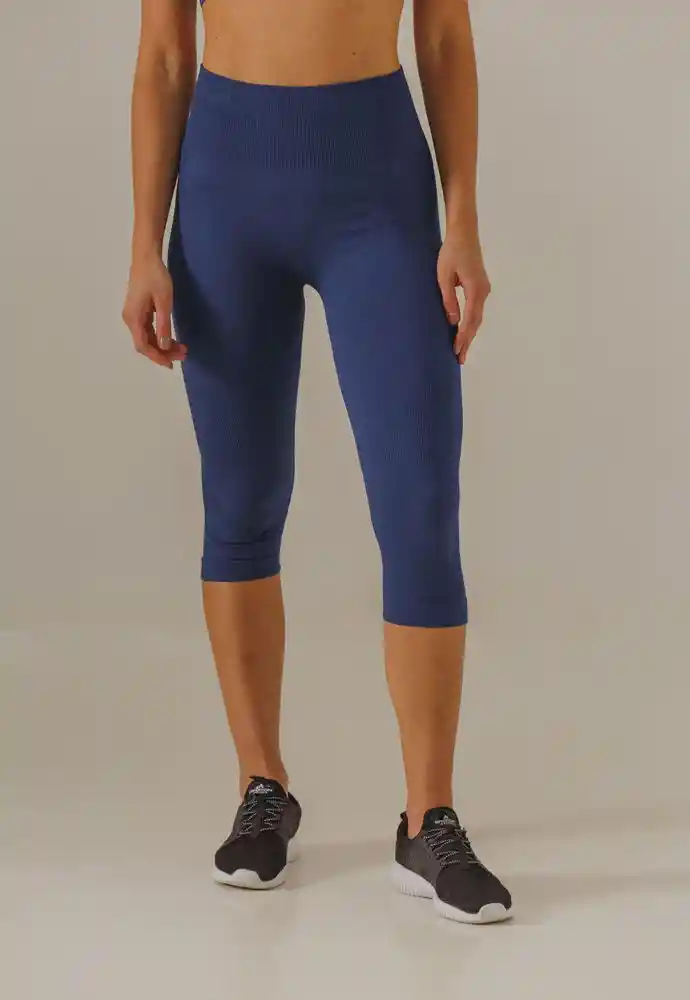 Leggings Capri Mujer Mp Azul Talla M Bronzini