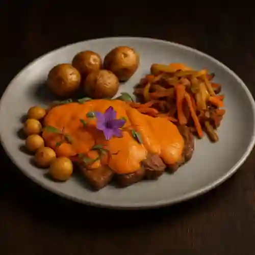 Lengua en Salsa de Pimentón
