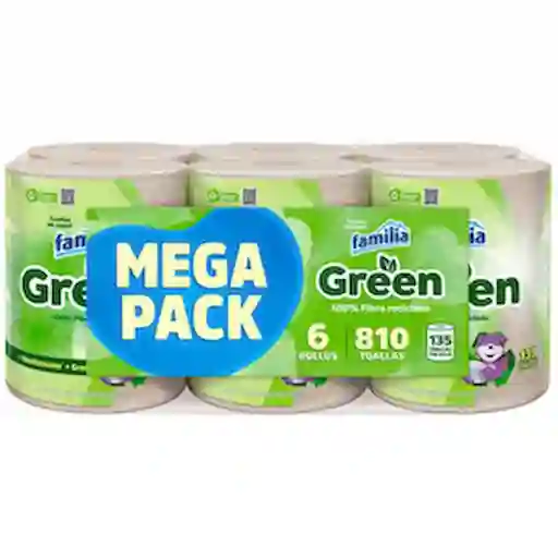 Familia Green Pack de Toallas de Cocina