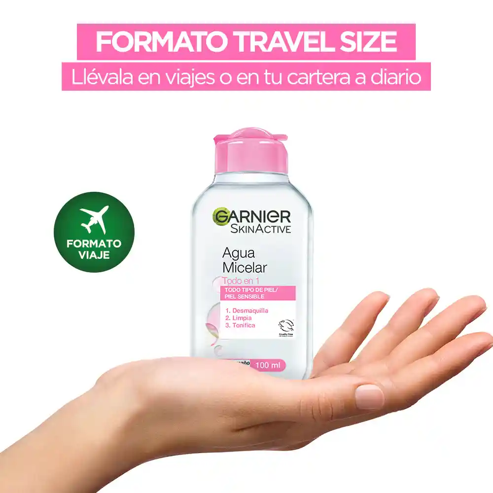 Agua micelar Garnier Original Todo en 1 100 ml