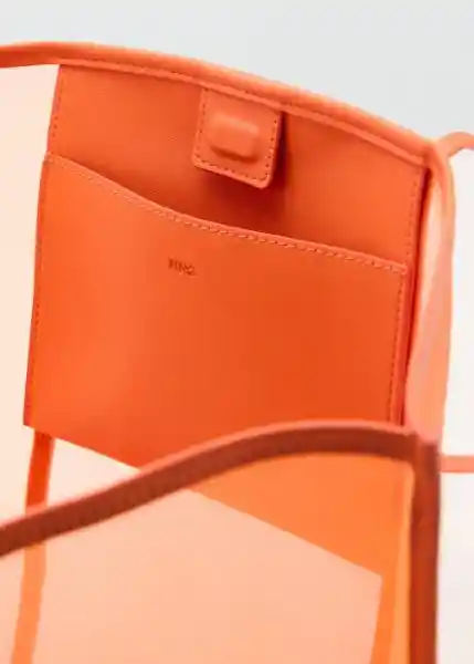 Bolso M Dalsi Naranja Talla 99 Mujer Mango