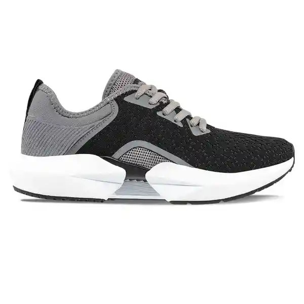 Croydon Tenis Viz Para Mujer Negro y Gris Talla 38