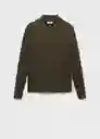 Jersey Antiguap Oliva Talla M Hombre Mango