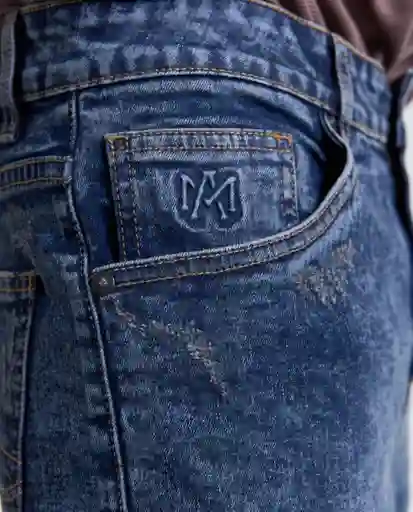 Bermuda Short Hombre Azul Talla 34 559G000_AZU174021 Americanino