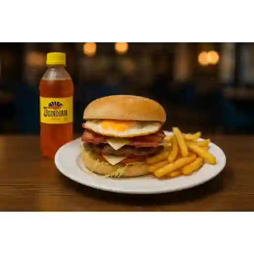 Combo Hamburguesa Casera Premium