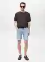 Bermuda Rock Tejano Medio Talla 42 Hombre Mango