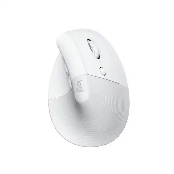 Logitech Mouse Lift Vertical Wireless Bluetooth Blanco