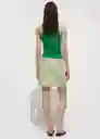 Top Riri Verde Talla S Mujer Mango