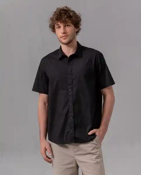 Camisa Hombre Negro L 110F001_NEG194007 Rifle