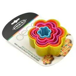 Press Moldes para Galletas Plásticos en Forma de Flor