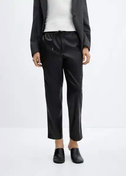 Pantalón Apple Mujer Negro Talla 27 Mango