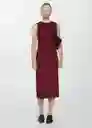 Vestido Fertina Granate Talla XS Mujer Mango