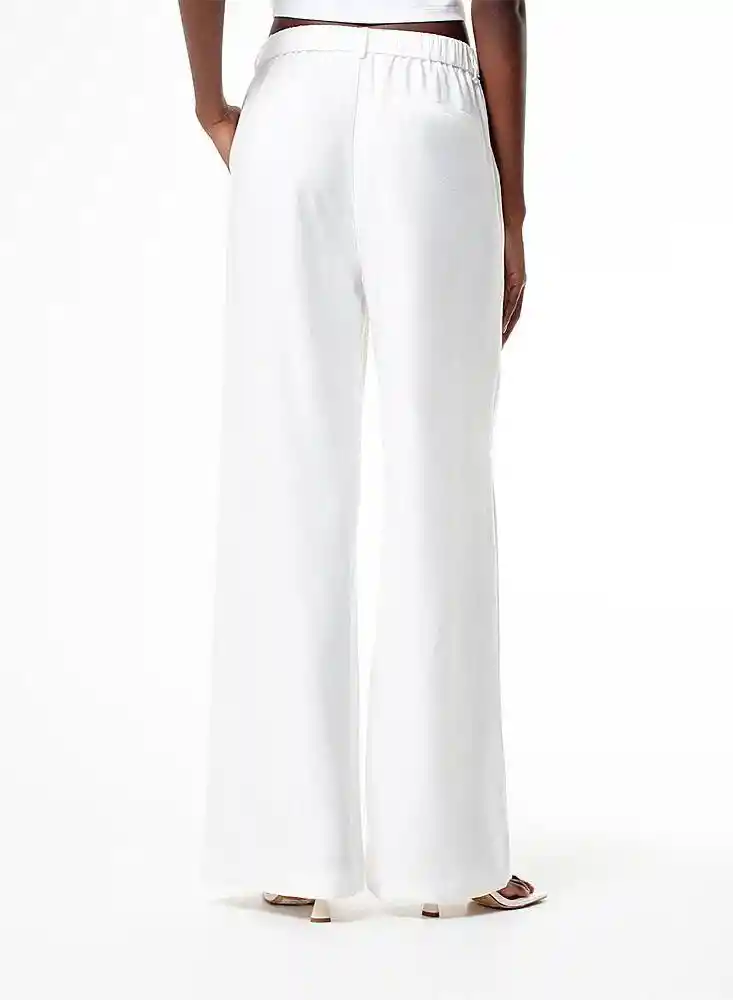 Pantalon 6-blanco