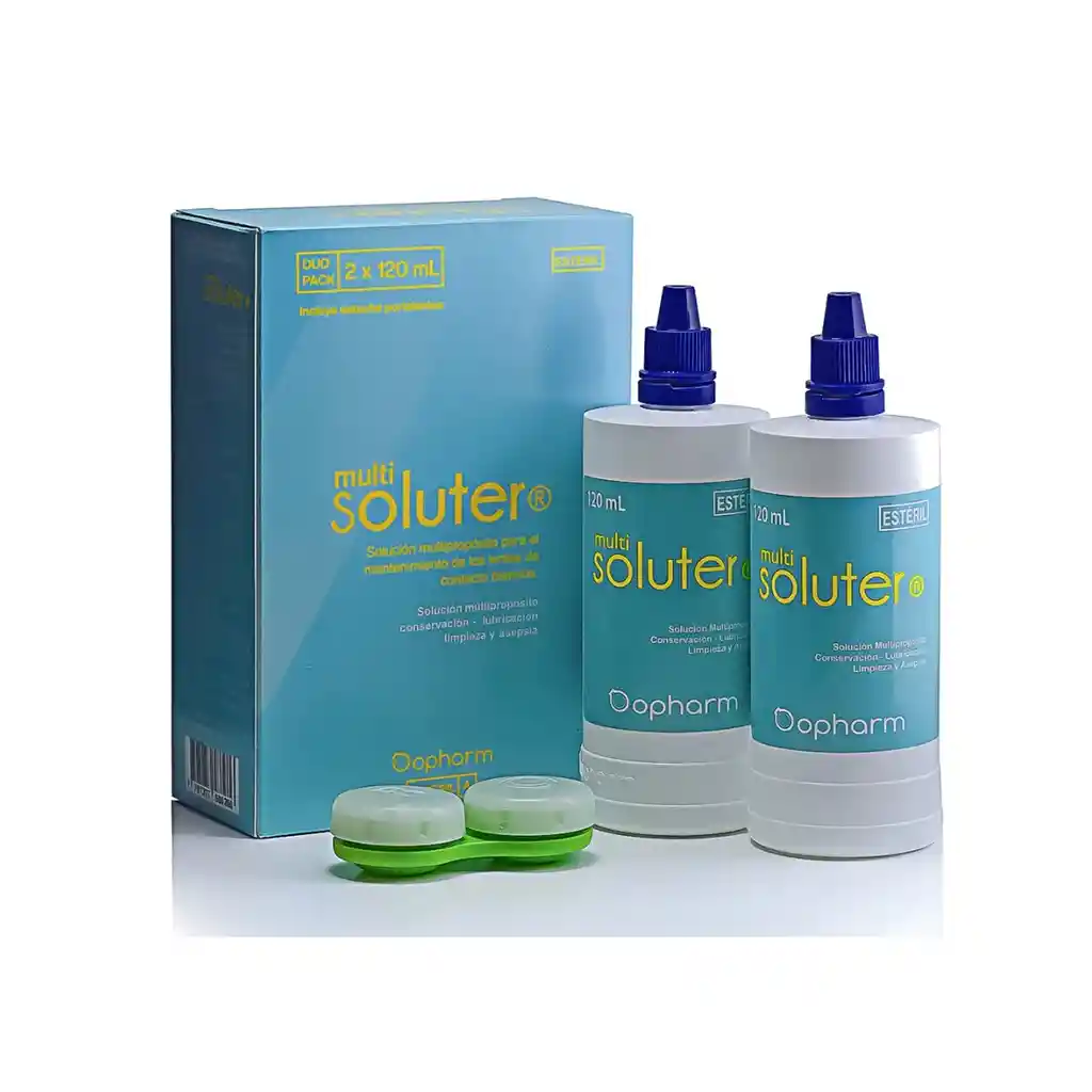Multi Soluter Solucion Para Lente de Contacto X 2 Und