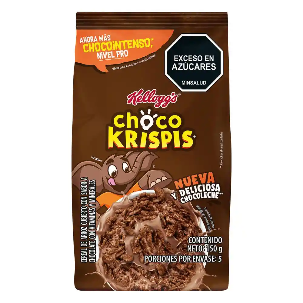 Cereal Choco Krispis Arroz Cubierto Sabor Chocolate (150 Gr)