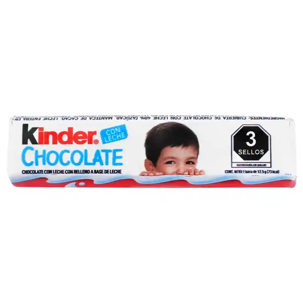 Kinder Barra de Chocolate con Leche Rellena