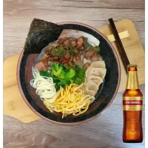 Combo Ramen de Ternera + Club Colombia