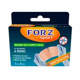 Forz Banda Elástica y Adhesiva de Corte Fácil Sport