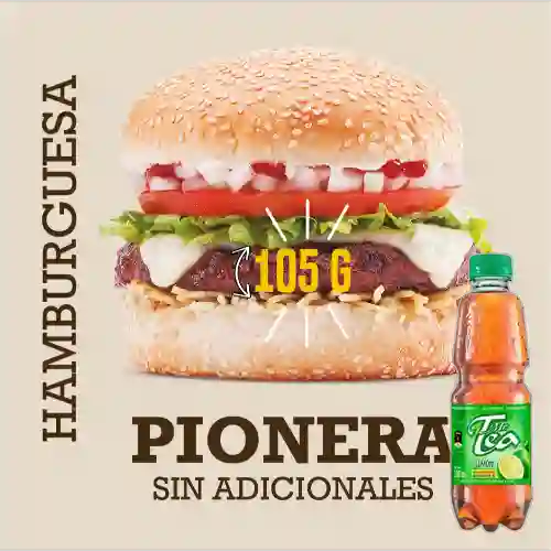 Combo Hamburguesa Pionera 105 G + Mr. Tea Limón 500 ml