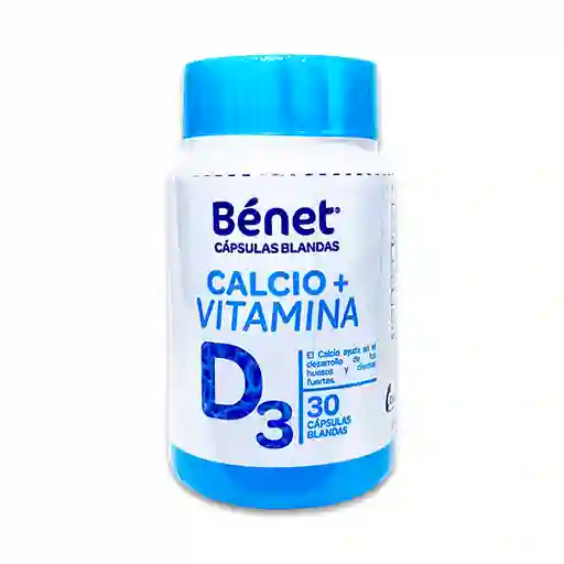 CALCIO/VITAMINA D3 30CAP BLAND