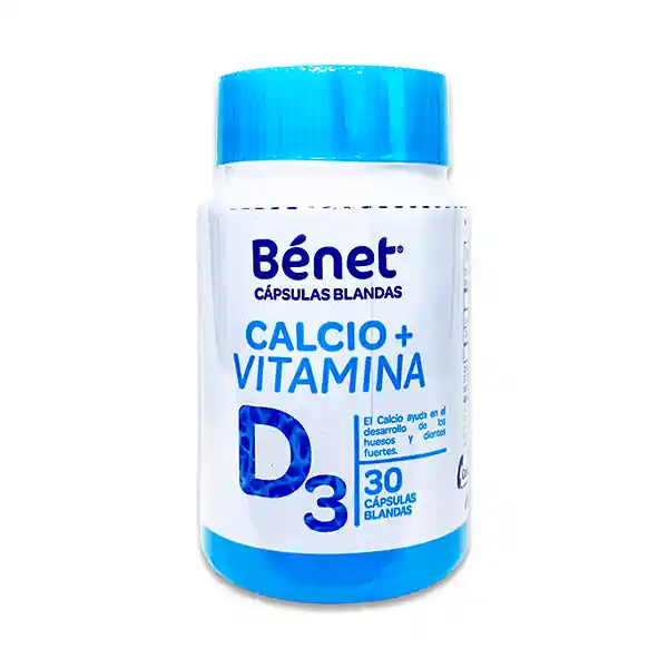 CALCIO/VITAMINA D3 30CAP BLAND