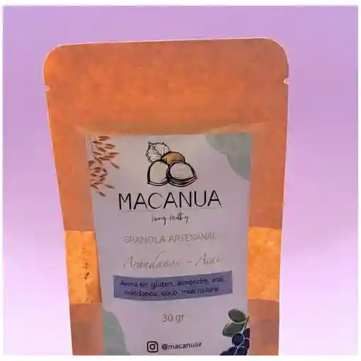 Granola Arándanos y Açaí - Macanua