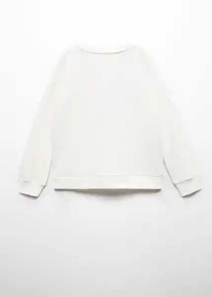 Buzo Sudadera Friendly Off White Talla 06 Niña Mango