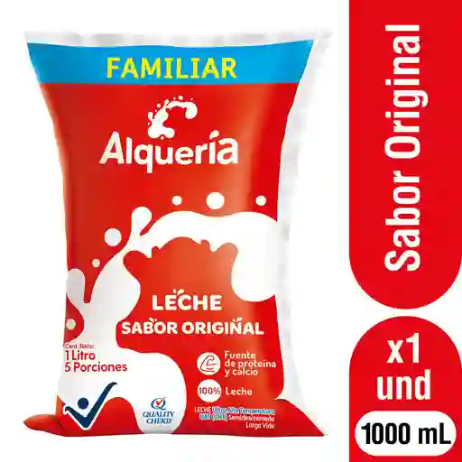 Alquería Leche Semidescremada Original