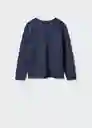 Camiseta Protect Navy Talla 10 Niños Mango